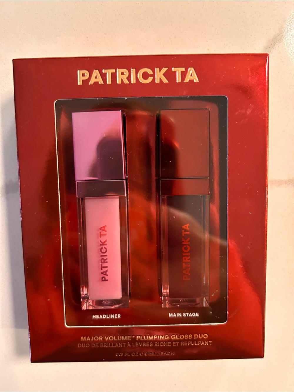 Patrick Ta Major Volume Plumping Gloss Duo – Pink & Deep Red